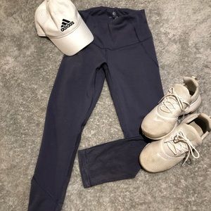 Mesh leggings in mauve